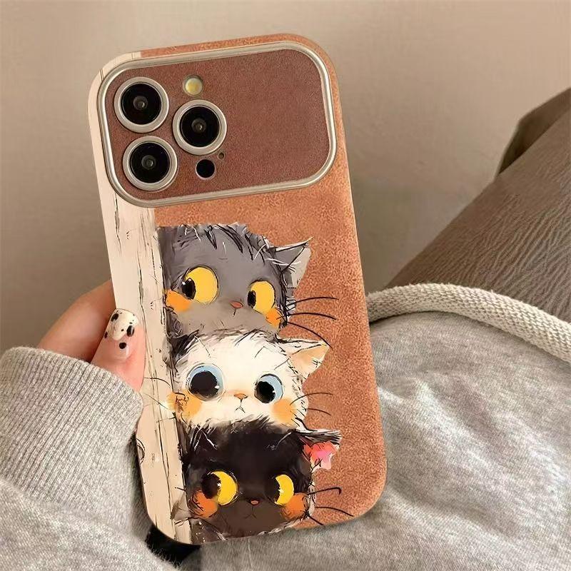 

Чехол для iPhone 16 Pro Max Apple 15 Pro 14 Новый Модель 13 Полное Покрытие 11 с Котенком Apple11