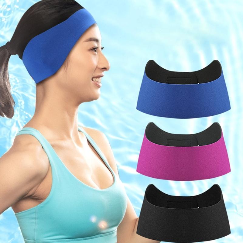Adjustable Swimming Ear Hair Band Swimming Ear Protections Headband Ear Protections Guard Band for Swimming or Bathing