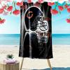 Custom NameFootball Helmets Beach Towel Soft Microfiber Summer Towel Quick Dry Absorbent Towel for Beach Swimming Pool Travel