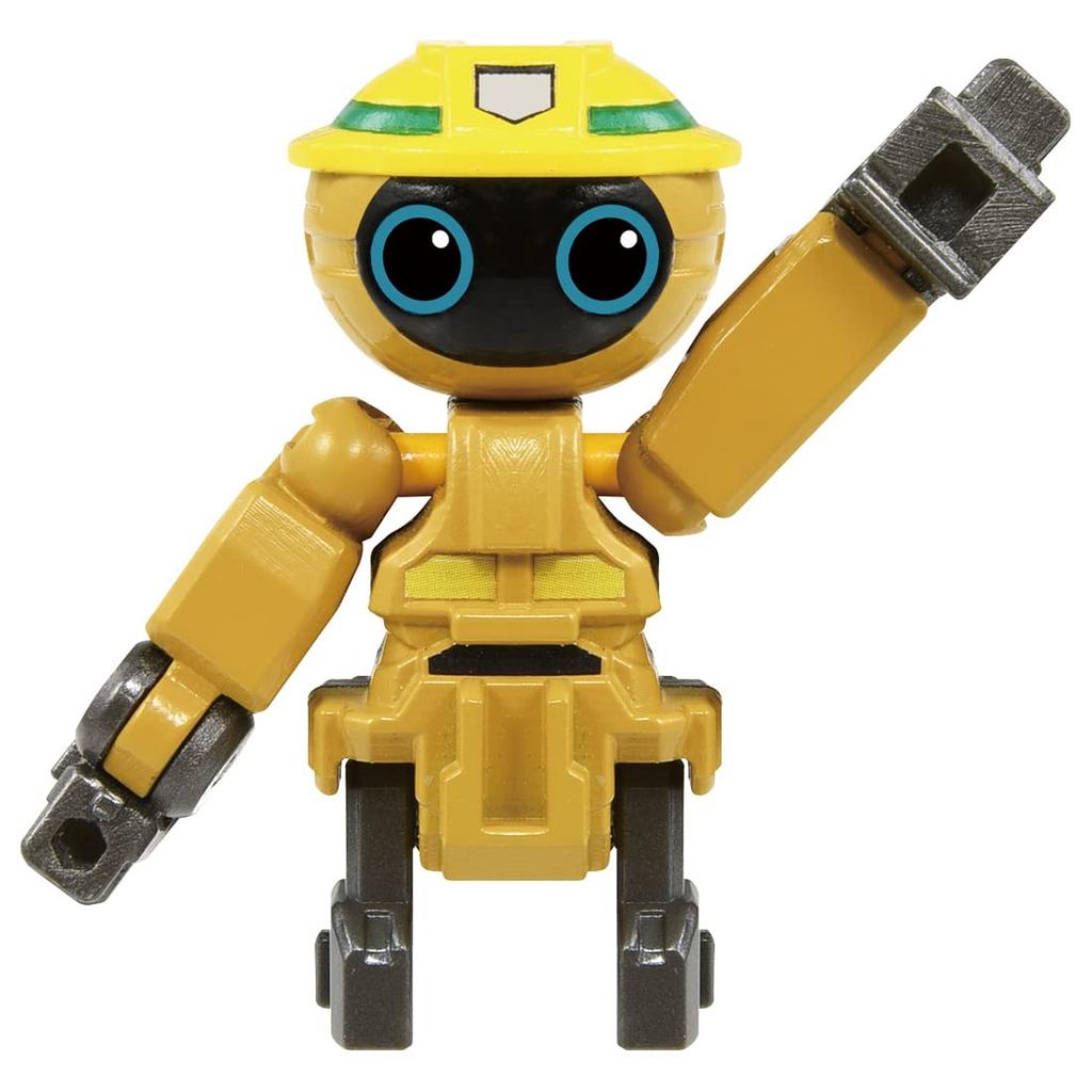 TAKARA TOMY Job Laborer JB10 Build Braver Komatsu Hydraulic Excavator Miniature Toy for Ages 3 and Meets Toy Safety Standards and ST Mark Certified