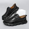 Official Gentlemen Mens Black Sneakers Vulcanize Running Shoes Male Tenis Outdoor Sport Clearance Holiday Trainers