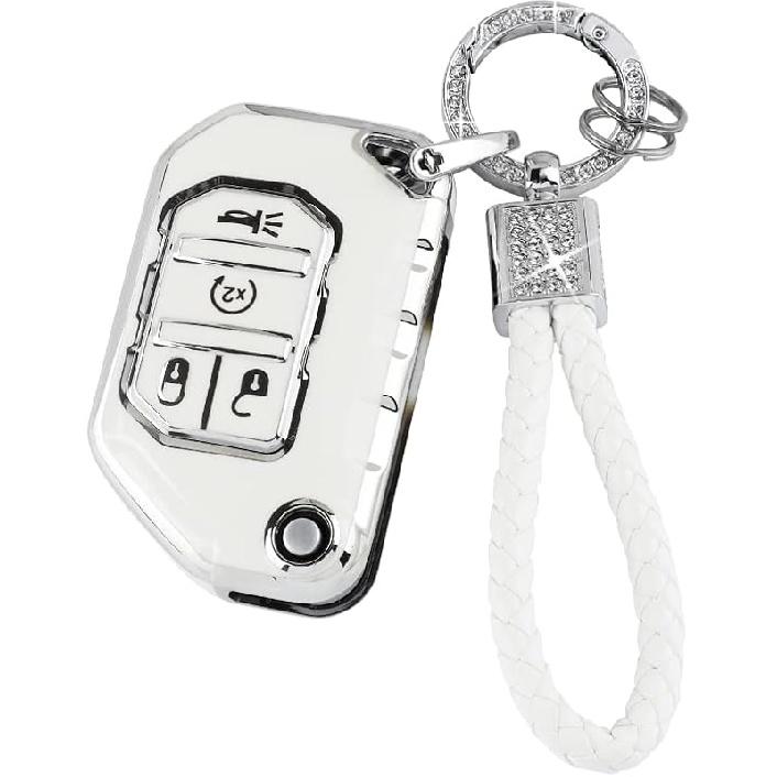 PIFOOG Key Fob Cover For Cadillac SRX CTS CT6 XTS XT5 XT6 XT4 ATS Accessories TPU 5 Button Keys Case Shell Protecor Glitter Car Keychain Girly Women