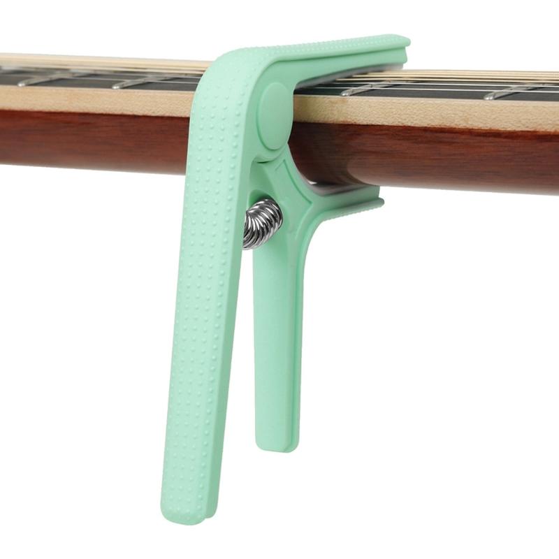 Guitar Tuning Clamp Quick-Change Guitar Capo Clip Nonslip Tone Clip for Acoustic, Folk, Electric Guitar and Ukulele