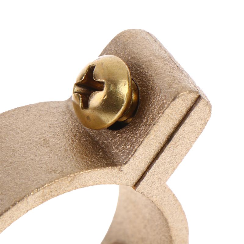 1 st 15/22/28/35/40 mm Passar Ytterdiameter Rör Mässing M10 Rörklämma Fäste Stöd Hängare Fast VVS Vattenbytesdelar