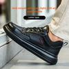 Plastic Toe Safety Boots Black Leather Electrician Work Shoes Men Waterproof Sneakers Anti Puncture Soft Safety Shoes for Man