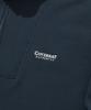 COVERNAT Damaged Half Zip Sweatshirt Navy