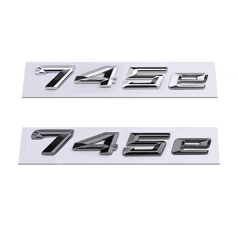 ABS Auto Kofferraum Buchstaben Logo Plakette Emblem Aufkleber Für BMW 316e 318e 320e 323e 325e 330e 335e 530e E46 E90 E91 F30 F31 F34 G20 G30