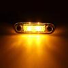 10pcs 12/24V Waterproof LED Side Marker Lights Clearance Rear Tail Brake Indicator Turn Signal Lamps Truck Trailer Tractor Van