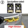 Car Front Headlight Yellow Daylight Led Board for BMW 5 Series G30 G31 M5 F90 Pre-LCI 2017 2018   Superbright Yellow DRL
