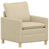 Cream Sofa 76 x 81 x 87.5 cm Fabric