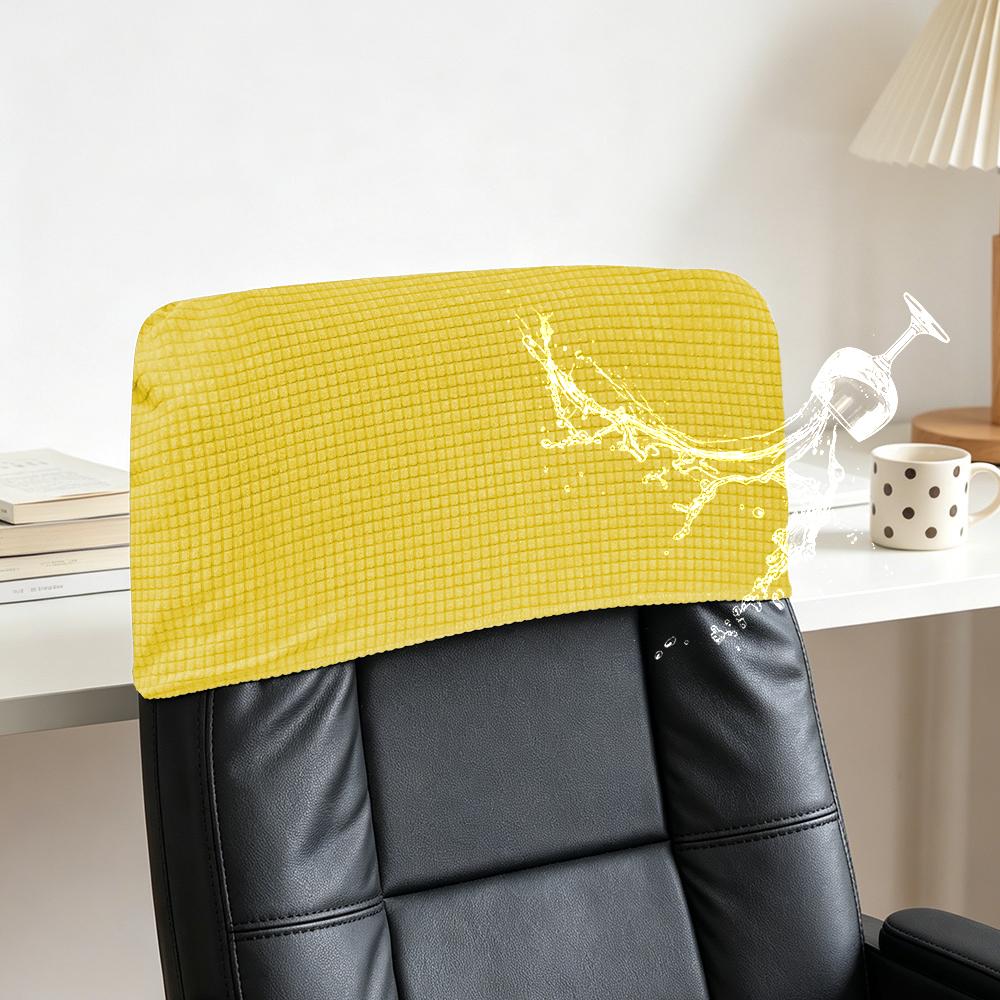 1 4 6 Pcs Waterproof Elastic Office Chair Backrest Cover Dustproof Protection Slipcover