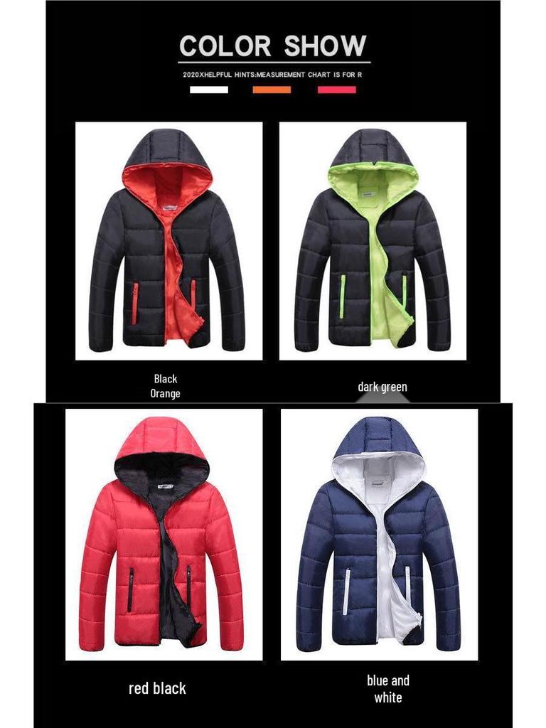 Men's 2023 Korean Style Winter Cotton-Padded Jacket - Thick Insulated Trendy Workwear Coat