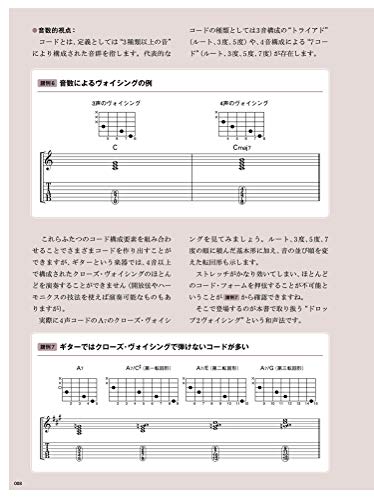 (CD included) Jazz Guitar Chord Rules for Different Instruments and Ranges (Rittor Music Mook)