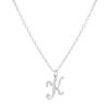 Elegant 26-Letter Uppercase Pendant Necklace: Simple and Fashionable European-American Clavicle Chain with Niche Design