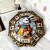 Rabbit Pocket Watch Folding Umbrella 8 Paraphenoid Bones Portable Sun Umbrella Gift Umbrella
