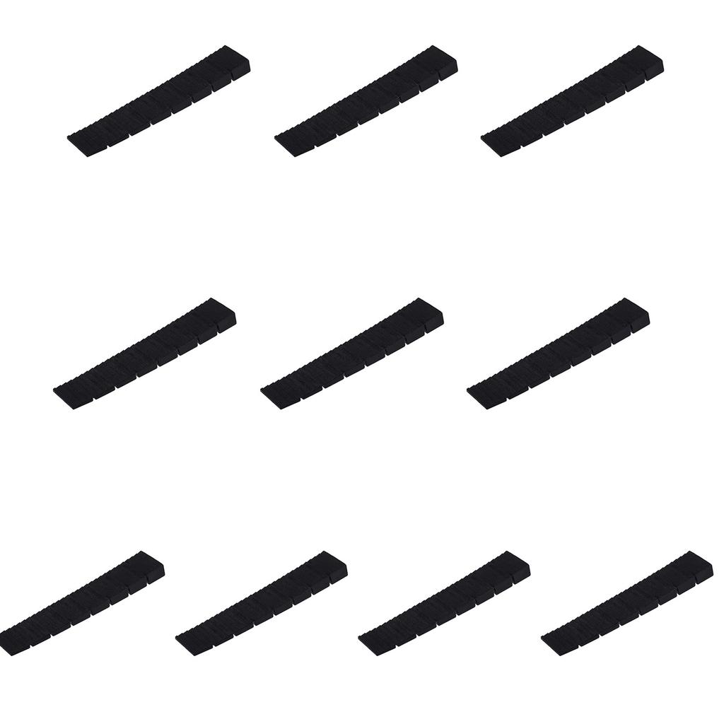10Pieces Practical Furniture Wedges Plastic Shims for Leveling Tables Chairs Fridge Toilet Flexible and Stackabled