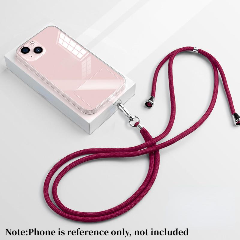 Universal Phone Lanyard Nylon Sports Strap Neck Rope Mobile Phone Strap Adjustable Anti-lost Lanyard Grip Neck Chain Accessories