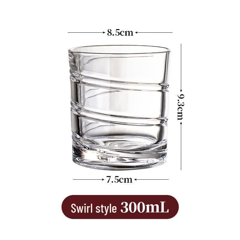 MDNG Rotating Crystal Whiskey Glasses