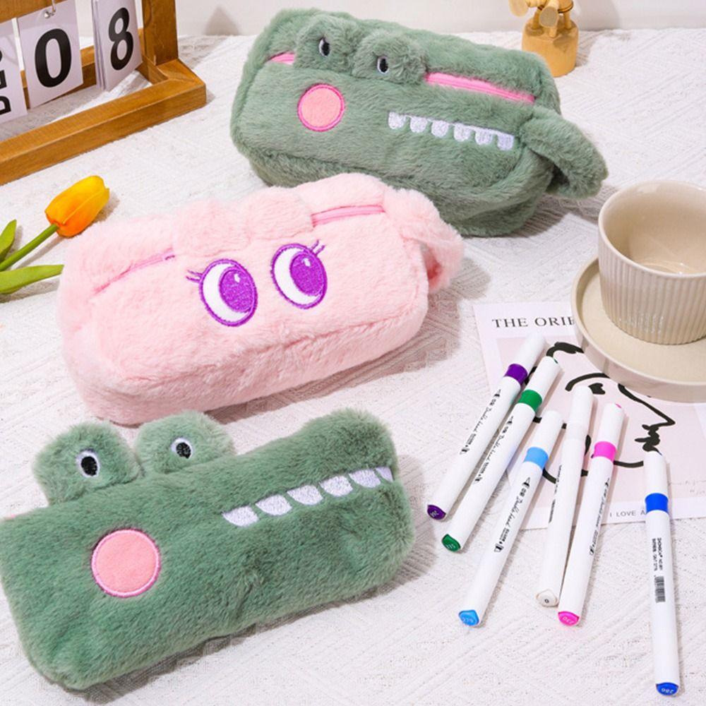 

Cute Cartoon Plush Multifunctional Stationery Bag Storage Pouch Pencil Case Pencil Bag