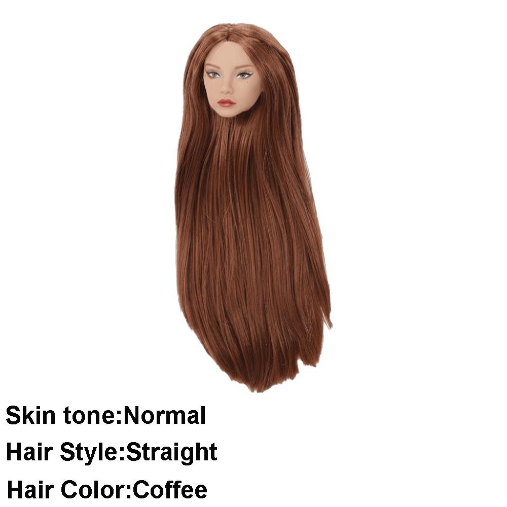 European Face Doll Head White Normal Tan Skin Fashion Doll Head  for 11.5 Inch BJD Doll Body
