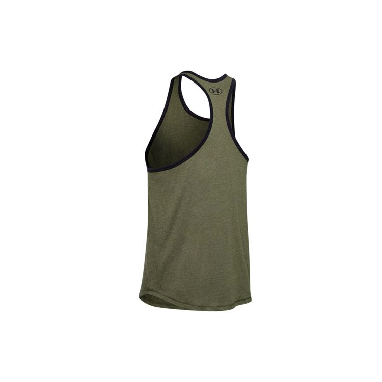 Under Armour Project Rock Pain Into Power Regular Fit Pullover Vest Men Tops Military-Green 1353922-315