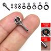 O Ring Stainless Steel Tackle Box Accessories Fishing Rod Guide Tip Repair Kit Eye Ceramic Ring