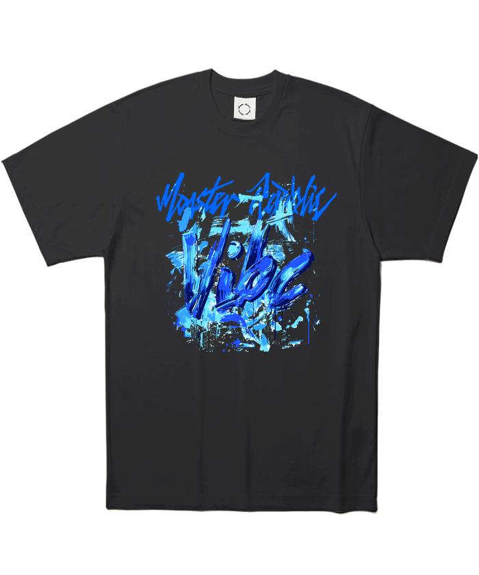 MONSTER REPUBLIC Vibe Vivid Blue T-Shirt Black