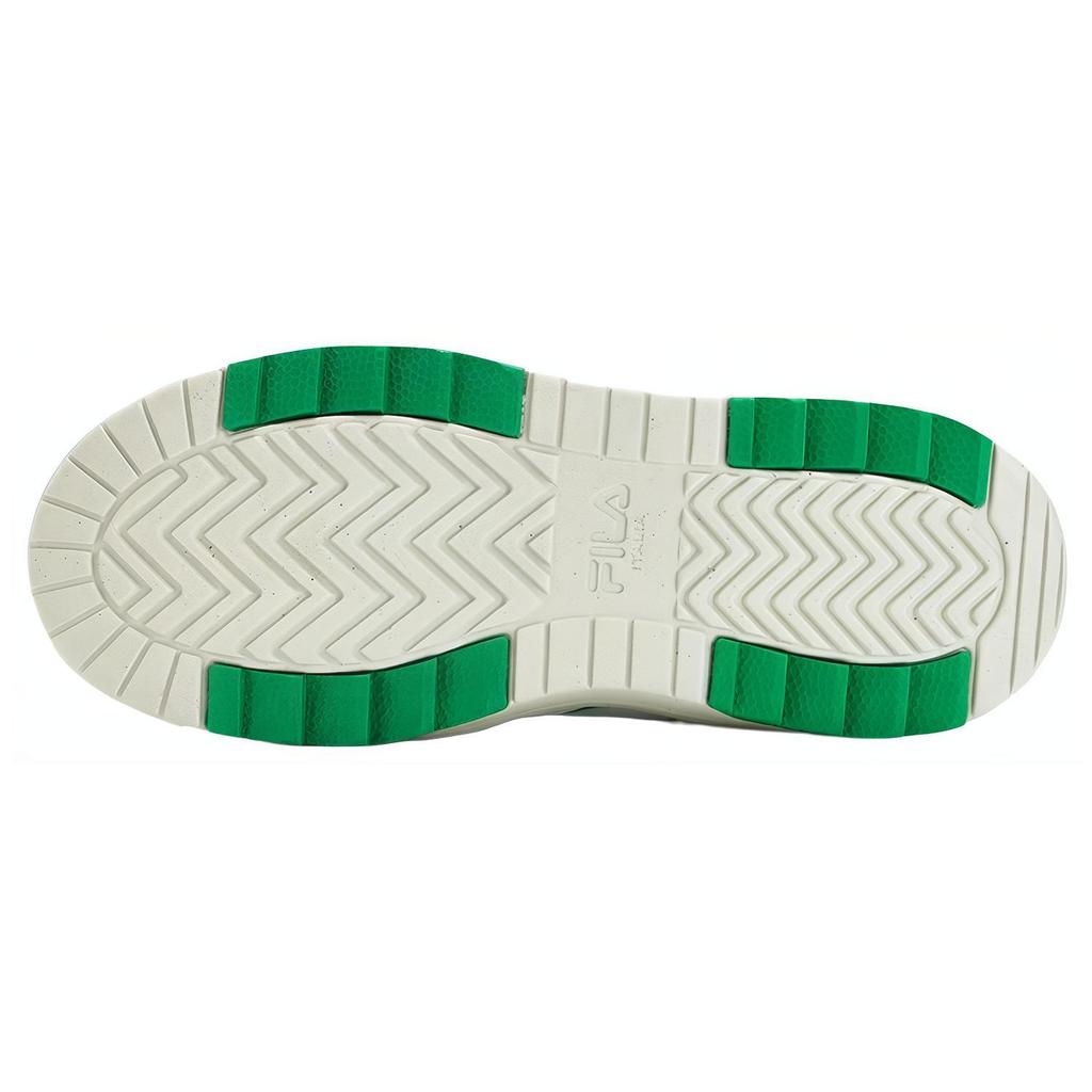 New FILA Rosetta Low Top Skateboard Shoes Women's White Green F12W331207FWJ