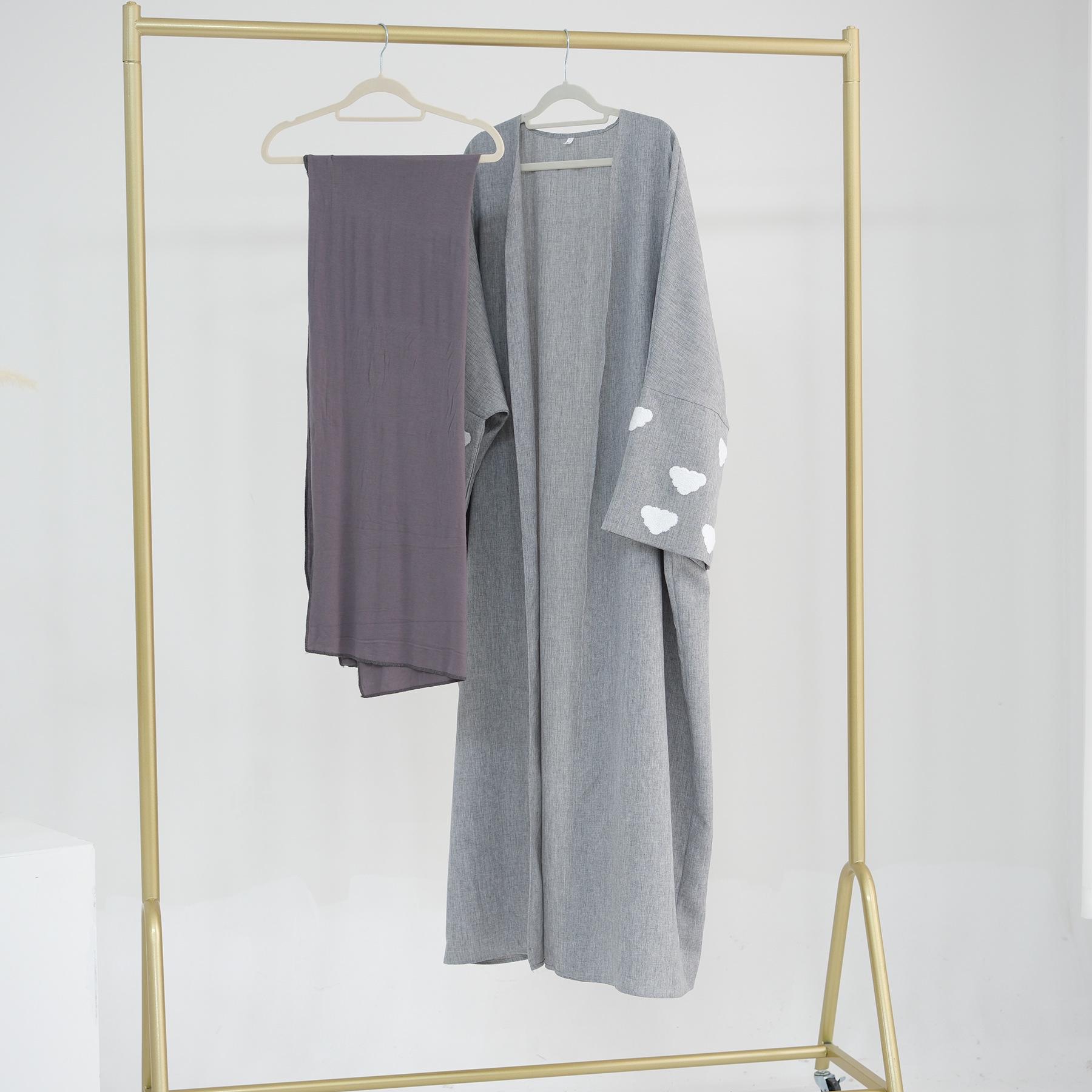 

Элегантный кардиган-халат Loriya 2024 с вышивкой - LR731 XXL