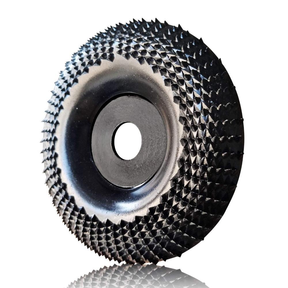 Grinder Wheel Disc 4 Inch Wood Shaping Wheel Wood Grinding Shaping Disk for Angle Grinders with 5/8" Arbor
