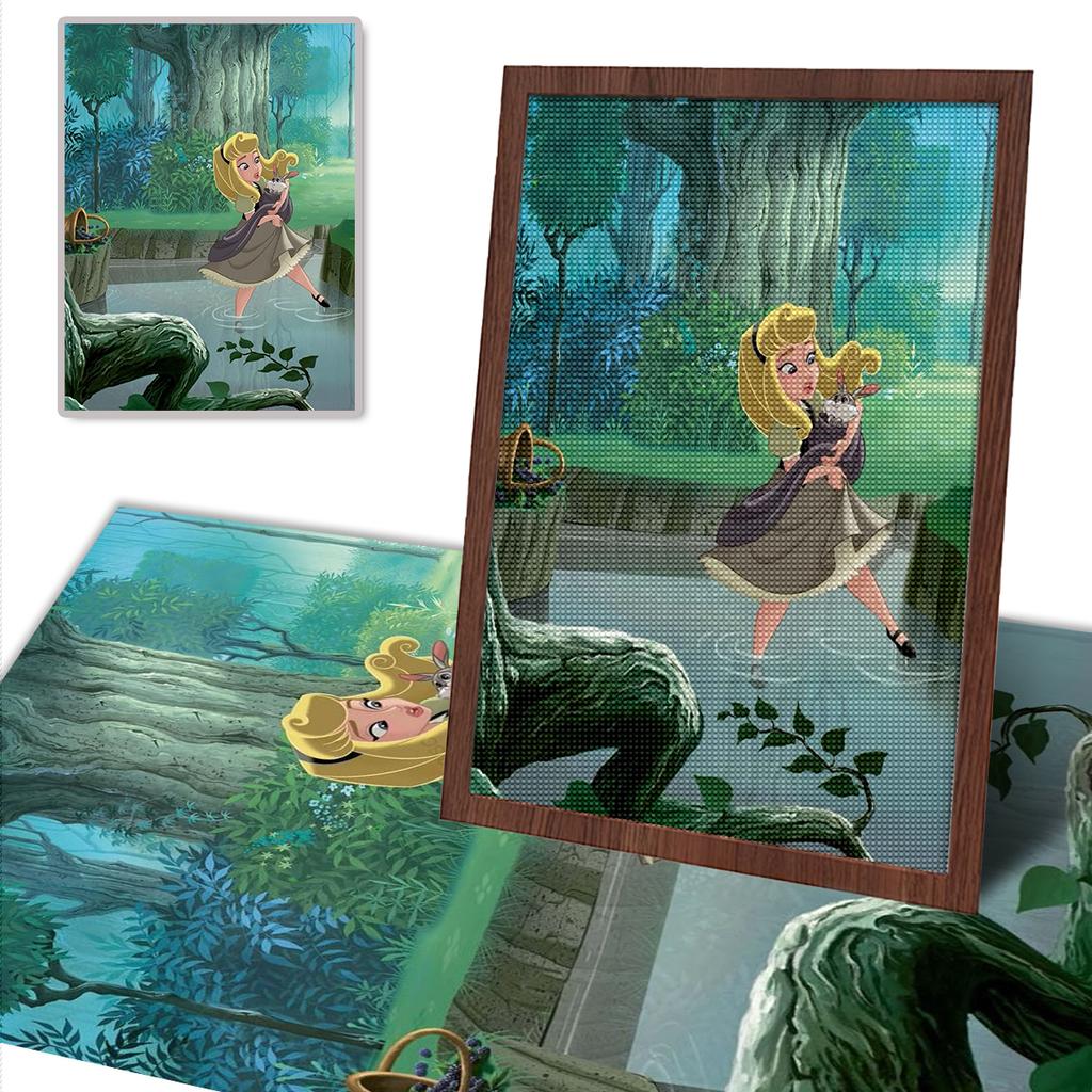 5D Diy Diamond Painting The Princess In The Swamp Full Drill Rhinestones Mosaic Embroidery Handmade Products Home Decor Gift