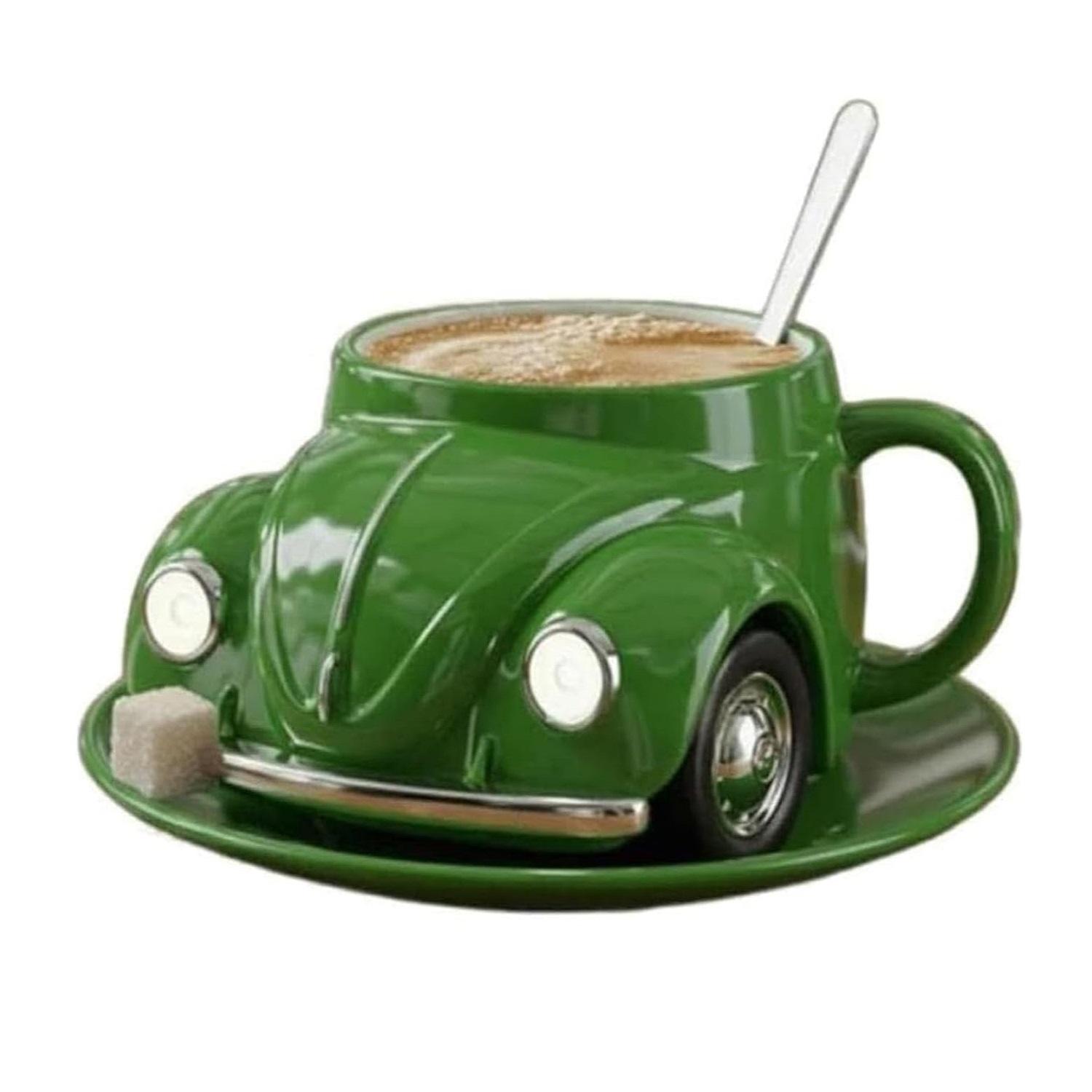 

Кружка для кофе в форме жука, креативная, забавная, чашка для кофе с жуком, оригинальная чашка для чая в форме автомобиля, посуда для напитков, бутылка для мужчин, женщин, любителей автомобилей