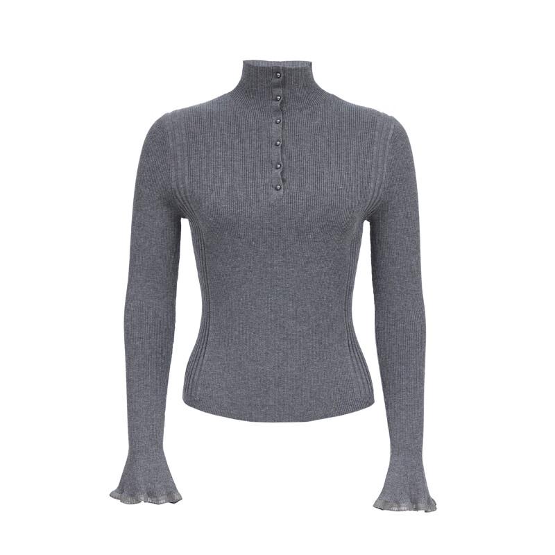 VEROMODA Women's High-Neck Slim-Fit Knit Sweater