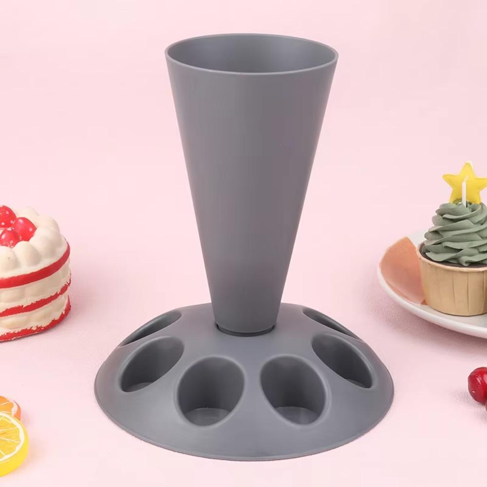 with Base Piping Bags Rack 8 Slots Pastry Bags Holder Household Cake Decorating Tip Rack  Kitchen