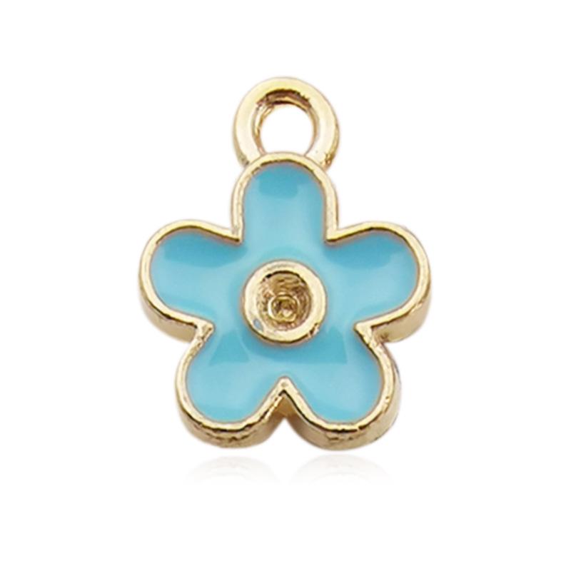 Summer Charm Drip Oil Earrings & Necklace Set - Cute Student Style Dangle Pendant Accessories