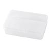 New Transparent Plastic Storage Box Photocards Small Card Storage Box Desk Organizer Box Classification Box Stationery