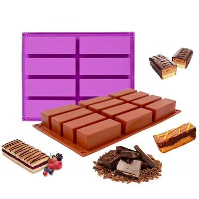Silikonowa Forma na Batony Proteinowe Prostokątna Forma na Batony Granola Silikonowa Forma do Mydła Żywica Breloczek Mooncake Akcesoria do Pieczenia