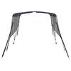 3 Bow Bimini Top with Mesh Side Panels 183 x (185 198) x 137 cm