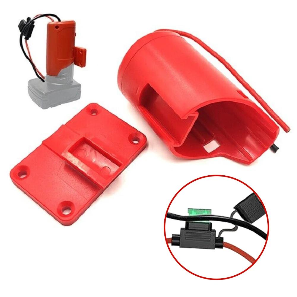 Dock Power Connector DIY Power Wheels Battery Adapter Li-ion Battery Charger Converter Dock Holder for Milwaukee 10.8-12V M12