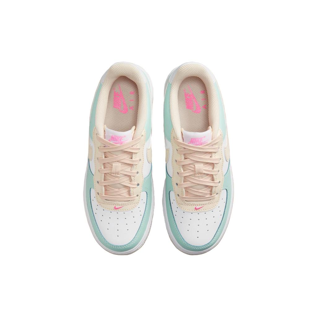 Nike Air Force 1 GS Emerald Rise Guava Ice Kids Sneakers Green White Pink-Spell DV7762-300