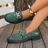 Fashion 2025 Fashion Plus Size Women's High Heels New Metal Decoration Casual Hot Sale Plus Size Solid Best Seller Versatile Heels Women