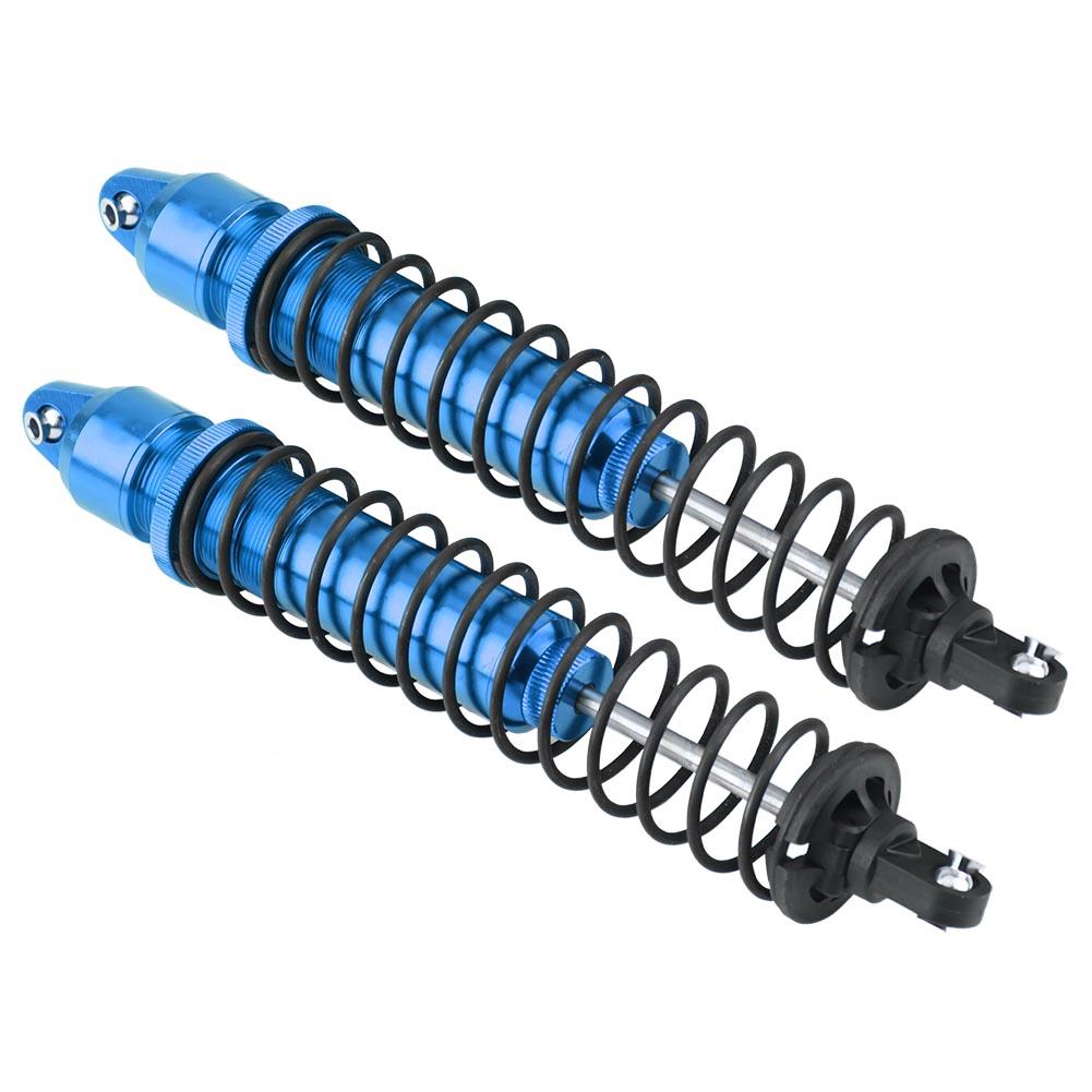 2pcs set RC Aluminium Alloy Shock Absorber Damper for TRAXXAS XMAXX 1 5 Car (Navy Blue)