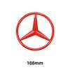 Car Sticker 1pcs 188mm 210mm ABS Car Front Grille Badge Decal Cover Emblem For Mercedes Benz A/B/C/E/S Class GLA CLA GLE GLK CLK