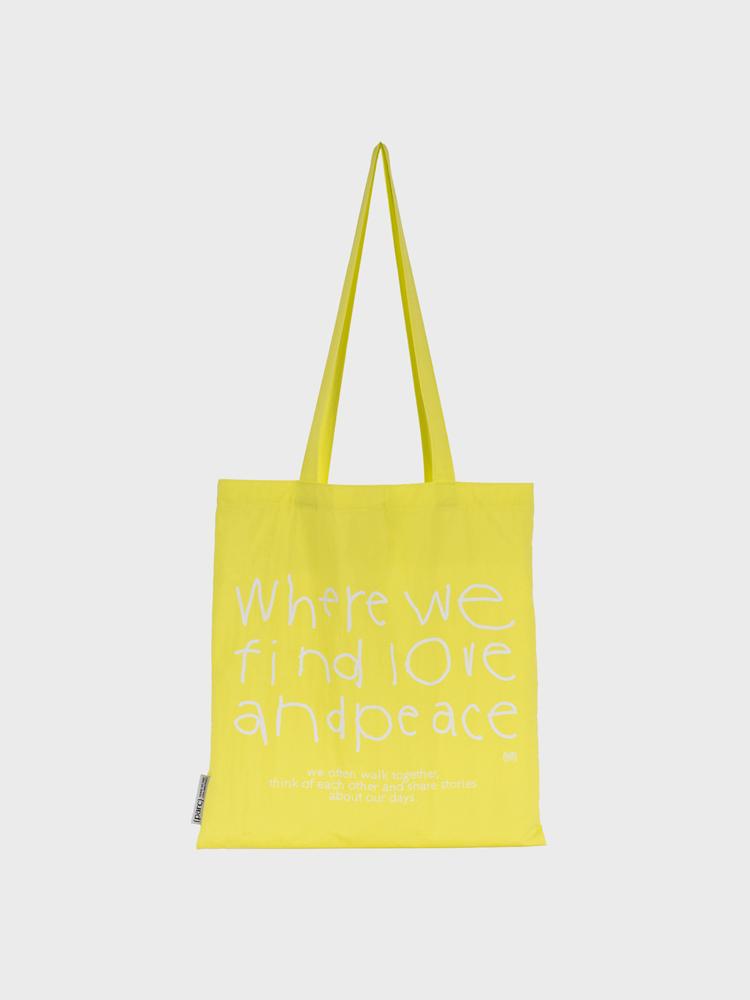 Parrc Color Drawing Eco Bag (Lime)