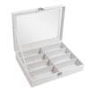 Nishihaya Sunglasses Storage Eyeglasses Storage Box for 8 Collection Jewelry and Small Accessory White Case, Pairs, Case, Storage, Storage,