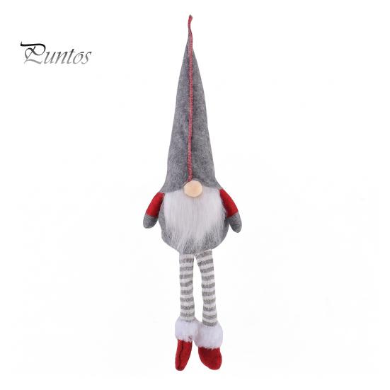 Long-legged Plush Gnome Christmas Doll Decoration, Long Leg Soft Swedish Figurine, Window Decoration Holiday Stuffed Elf Dwarf Ornament for