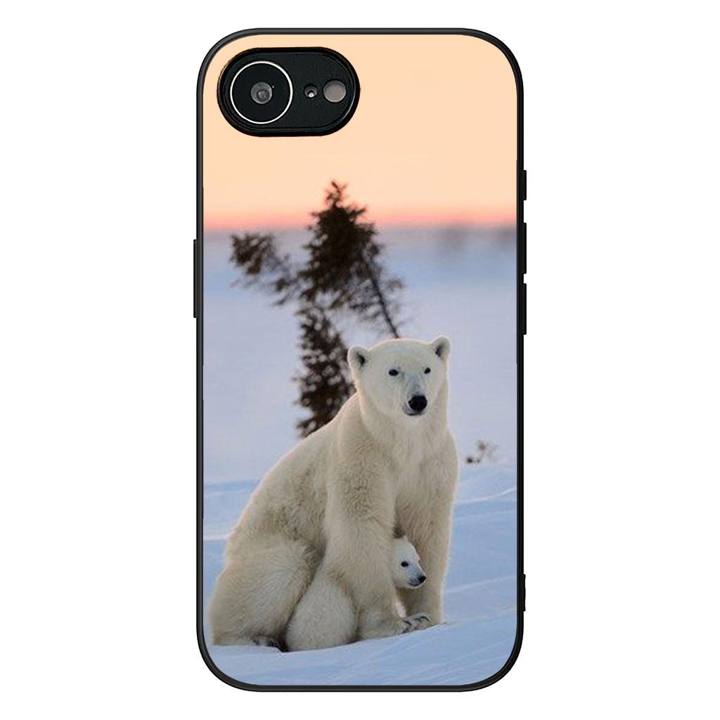 

for Samsung Galaxy S25 S24 S22 S23 FE Ultra Plus A56 A05 A06 A15 A16 A55 S7 Edge Phone Case Penguin White Bear Spheniscidae Galaxy S23