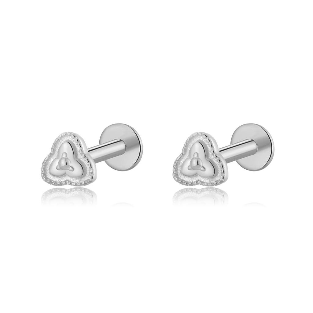 ANDYWEN 925 Sterlingsilber Gold Blume Zirkonia Ohrstecker Clips Piercing Frauen Feiner Schmuck