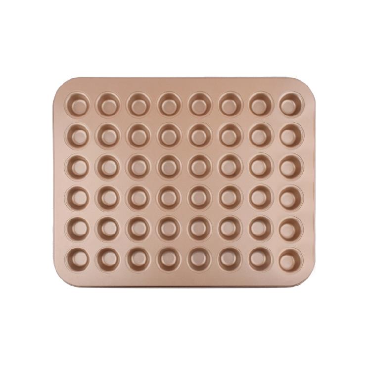 48 Cavities Durable Mini Muffin Baking Dish Dessert Baking Pans Perfect for Cake