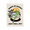 Retro 70s You Are Exactly Funny Mushroom Poster Groovy Hippie Ball Dancing Frogs Canvas Painting Wall Art Pictures Home Decor